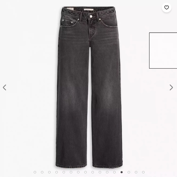 Loose Straight Women's Levi's (Black) S26 - Picture 3 of 4